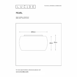 Lucide Pearl Plafondi 7 Lucide Pearl Plafondi -Kotitaloustavarat Kauppa 5411212702135 3