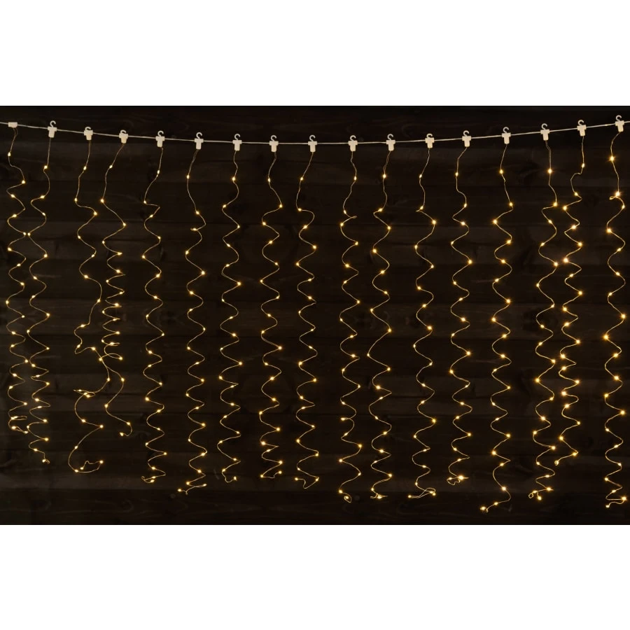 Finnlumor Hurrikaani 20x2m 400 Micro Led Valoverho 3 Finnlumor Hurrikaani 20x2m 400 Micro Led Valoverho