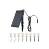 Tarmo Solar 8-osainen Terassivalosarja Aurinkokennolla -Kotitaloustavarat Kauppa 6410416139845 1
