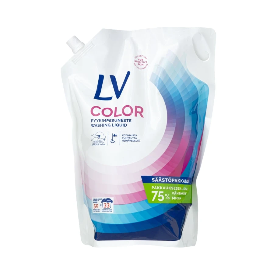 LV Color 2,5 L Pyykinpesuneste Säästöpakkaus 3 LV Color 2,5 L Pyykinpesuneste Säästöpakkaus