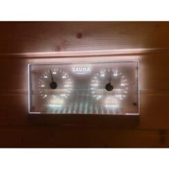 Saunia WW LED Lämpö-ja Kosteusmittari