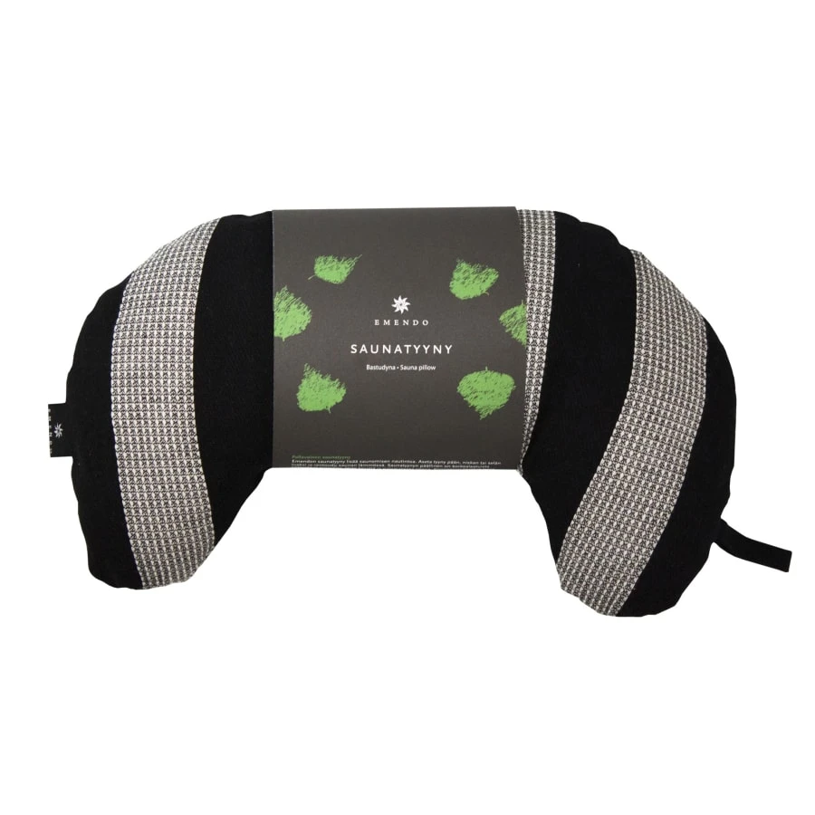 Emendo Musta Kaareva Saunatyyny 3 Emendo Musta Kaareva Saunatyyny