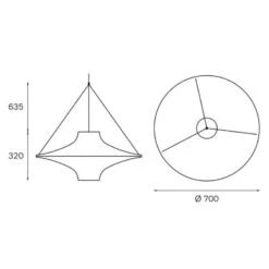 Innolux Lokki Ø700 Riippuvalaisin -Kotitaloustavarat Kauppa 6420611989961 4