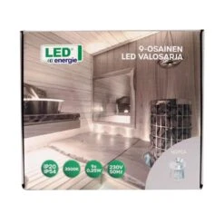 Led Energie 9-osainen Sauna/kylpyhuone Led Valosarja