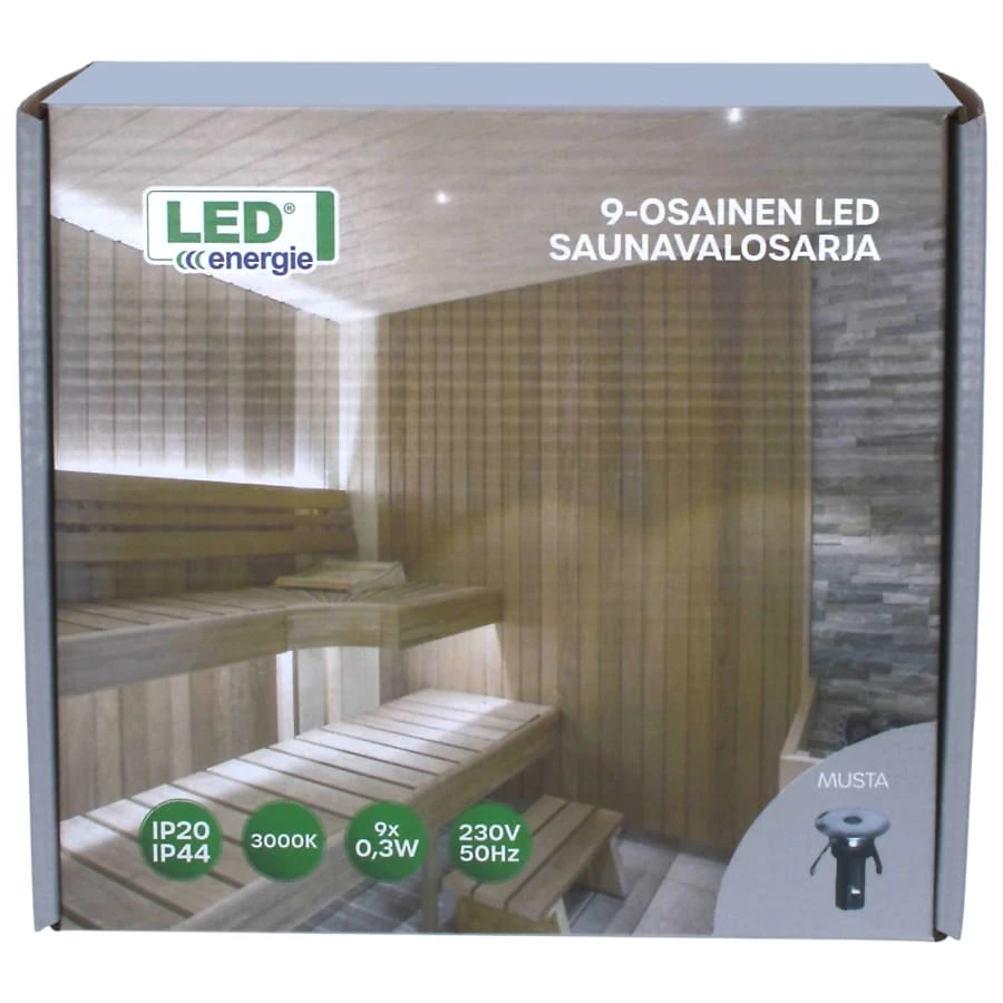 Led Energie 9-os Saunavalosarja (teflon) 3 Led Energie 9-os Saunavalosarja (teflon)