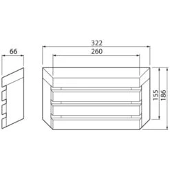 Airam SaunaLed 320TRL 500lm Led Saunavalaisin -Kotitaloustavarat Kauppa 6435200238856 4