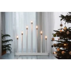 Airam Mila LED-kynttelikkö 7-os. Valkoinen