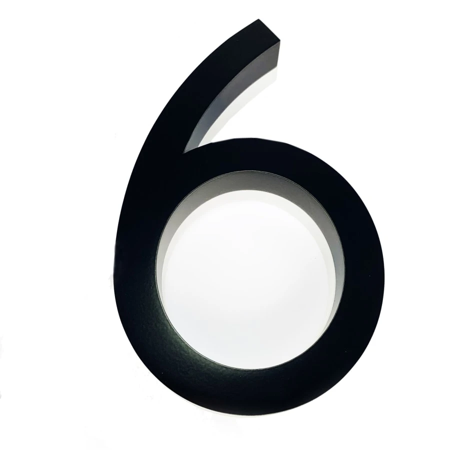 Finnbear Talonumero 6 LED-taustavalolla 3 Finnbear Talonumero 6 LED-taustavalolla