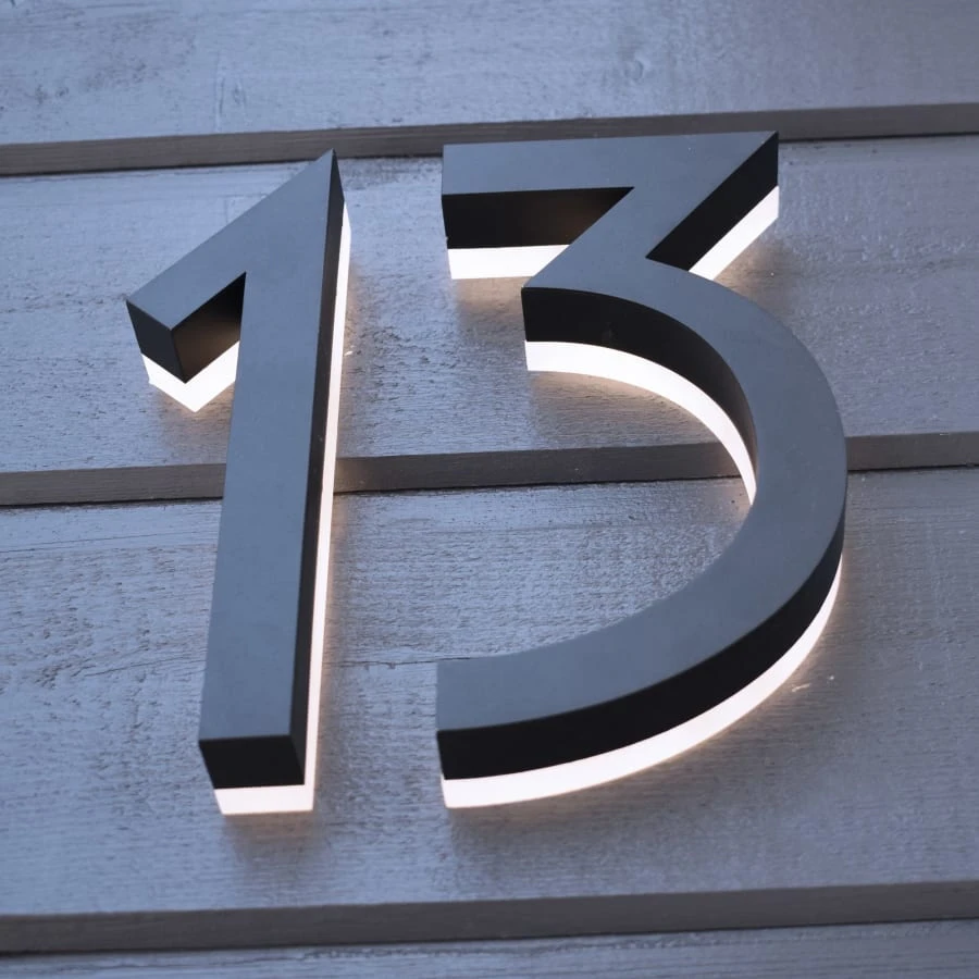 Finnbear Talonumero 6 LED-taustavalolla 4 Finnbear Talonumero 6 LED-taustavalolla - Image 2