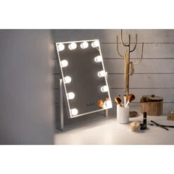 Lumio Lights Hollywood Peili 12 Lamppua Valkoinen -Kotitaloustavarat Kauppa 6438014320939 2