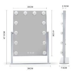 Lumio Lights Hollywood Peili 12 Lamppua Valkoinen -Kotitaloustavarat Kauppa 6438014320939 5