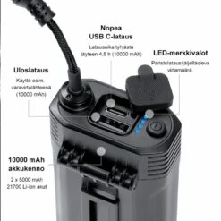 Fenix HP30R V2.0 3000 Lm Otsalamppu 10 Fenix HP30R V2.0 3000 Lm Otsalamppu -Kotitaloustavarat Kauppa 6942870308173 4