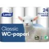 Lambi Valkoinen 24 Rl Wc-paperi -Kotitaloustavarat Kauppa 7316970179459
