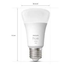 Philips Hue White E27 1055lm 9.5W 2kpl Led-älylamppu 11 Philips Hue White E27 1055lm 9.5W 2kpl Led-älylamppu -Kotitaloustavarat Kauppa 8719514289192 5