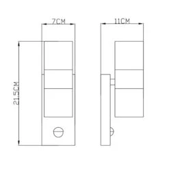 Globo Style Liiketunnistimella Ulkoseinävalaisin 7 Globo Style Liiketunnistimella Ulkoseinävalaisin -Kotitaloustavarat Kauppa 9007371340484 3